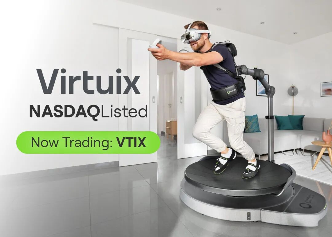 祝贺Virtuix纳斯达克上市！环亚集团携手加速AI融合应用工业化